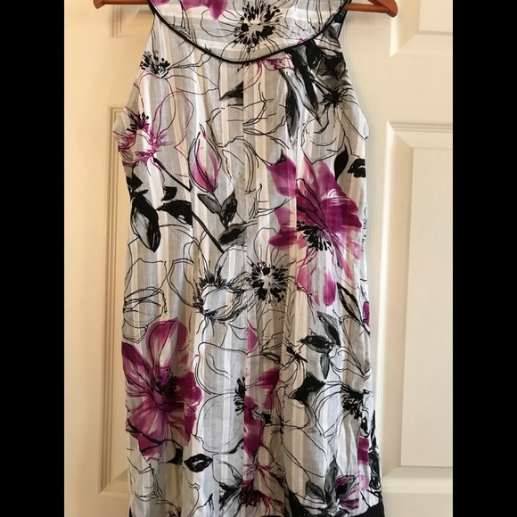 🦀3/$15 Jennifer West Floral Sleeveless Dress - Picture 4 of 6